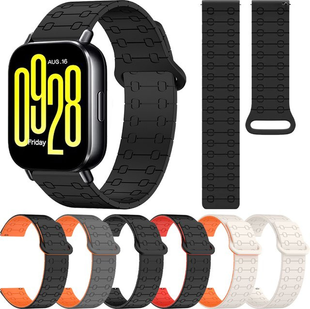 Xiaomi Uhrenarmband Silikon, 22 mm, Schwarz - Bild 1