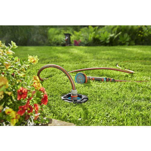 Gardena Start-Set Garten-Pipeline mit Anschlussdose und Steckkupplung, Schwarz - Bild 4