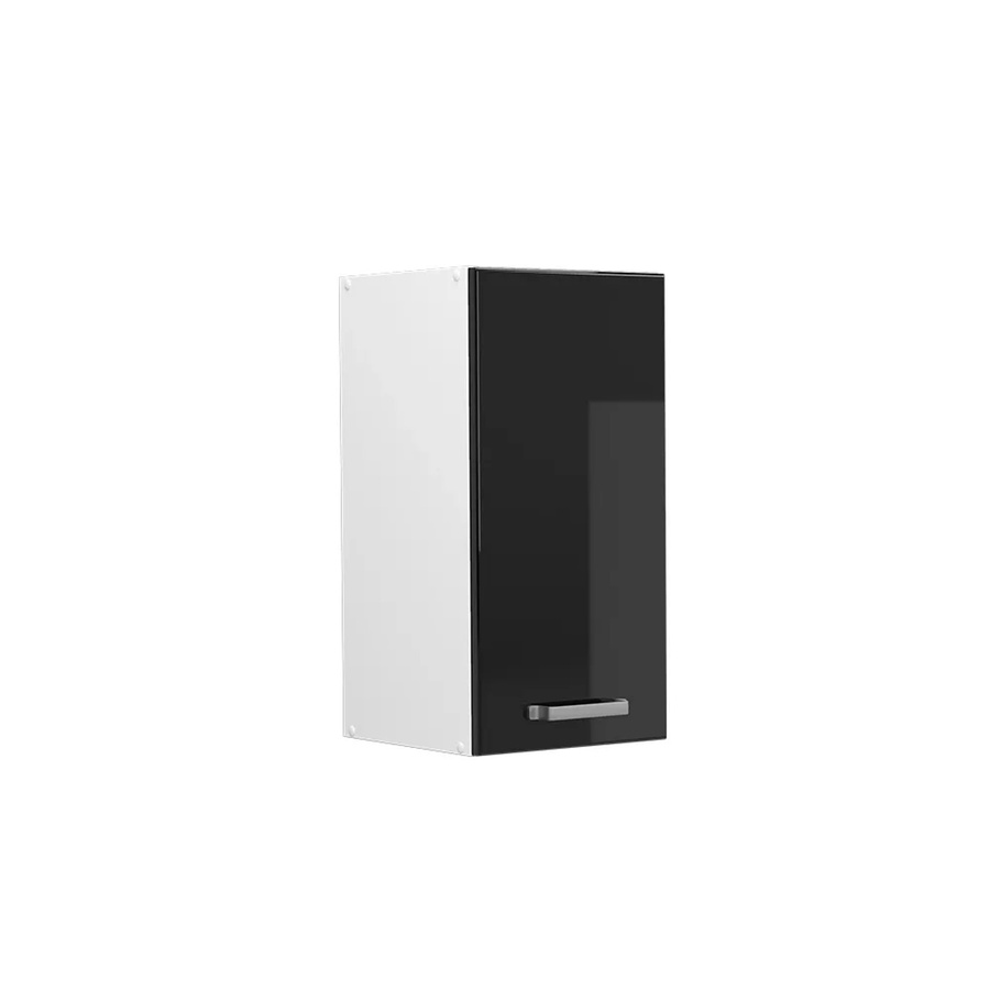 Vicco Hängeschrank R-Line Küchenschrank modern in Weiß und Schwarz Hochglanz - Bild 3