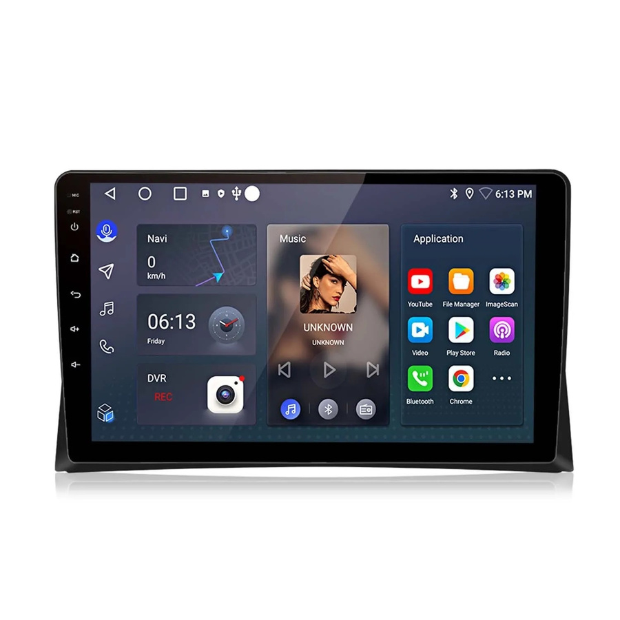 Junsun Autoradio für VW T5 Multivan mit 9,0 Zoll Display, GPS und Wi-Fi in Schwarz - Bild 2
