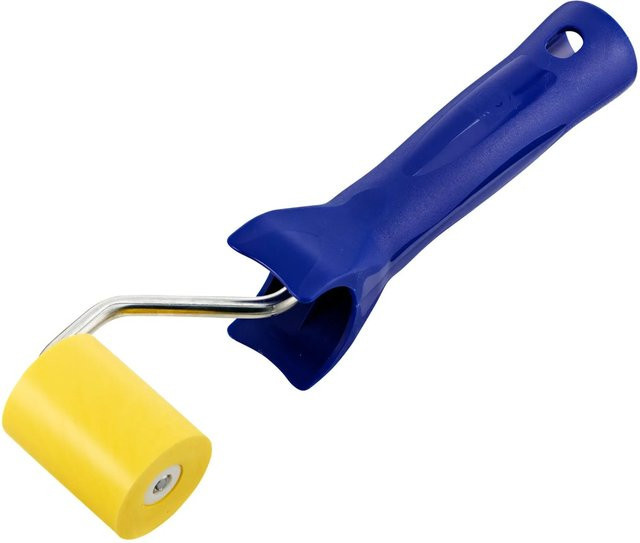 LUX-TOOLS Tapetennahtroller aus Moosgummi in Blau mit 5 cm Breite - Bild 1