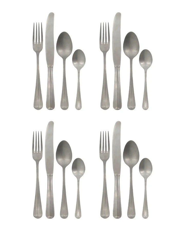 House Doctor Besteckset Mora Silber-Finish, 16-teilig - Bild 1