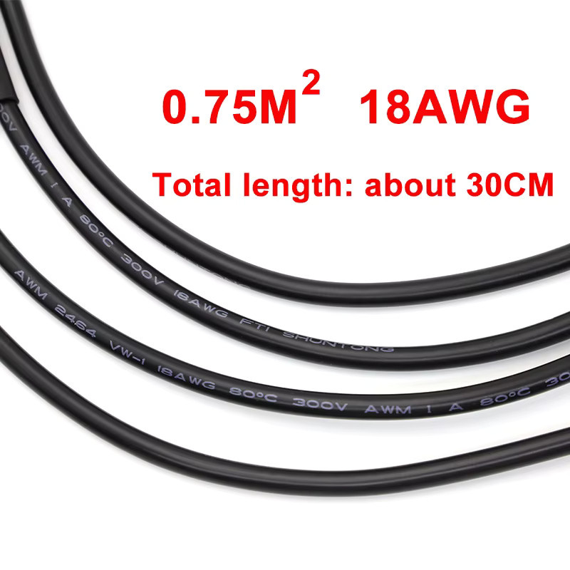 JCD XT60 auf DC5521 Adapterkabel 18AWG für Auto-Batterie und Ladegeräte, 10A Ultra-weich - Bild 3