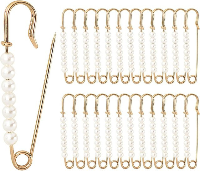 JAY HOME Brosche Pins, Faux Perle, Damen - Bild 1