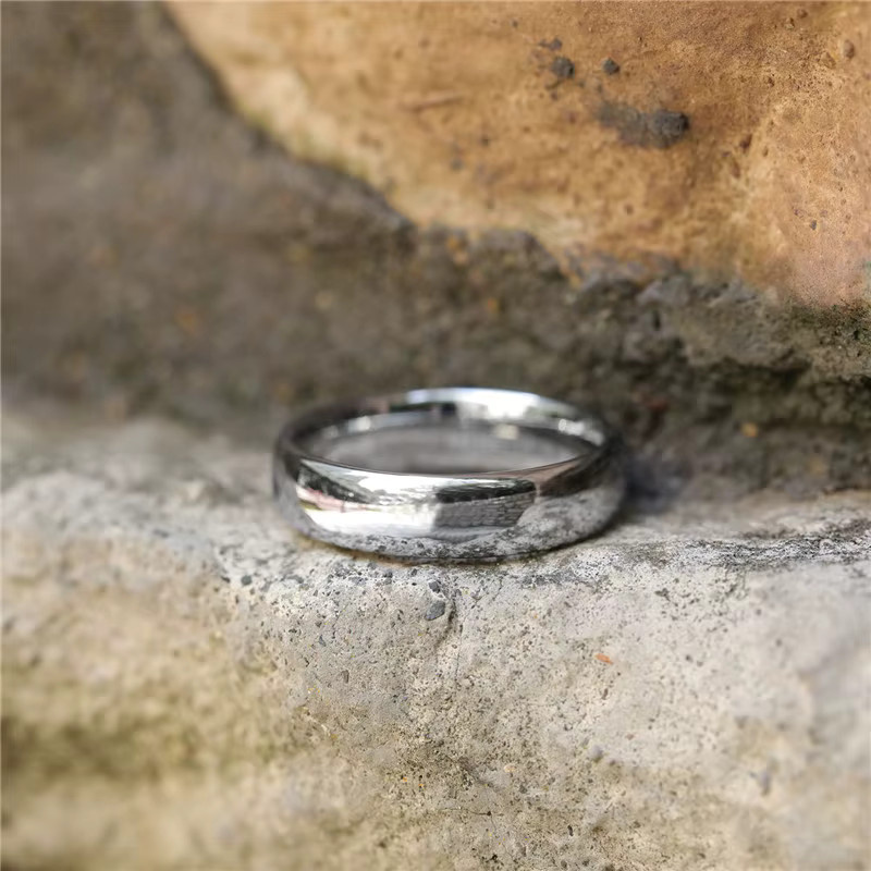 Tigrade Ring, Wolfram, Silber, Unisex, Verlobungsring - Bild 4
