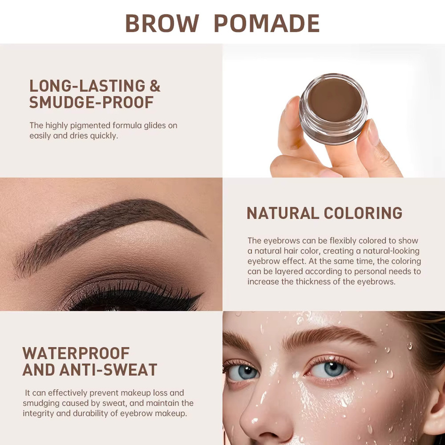 Lakerain Brow Pomade, Augenbrauenstift, braun, Unisex - Bild 4