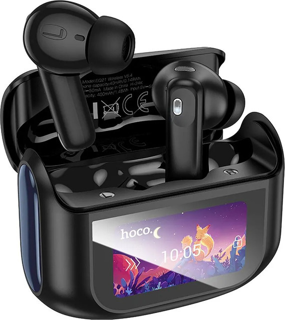 HOCO EQ21 Bluetooth-Headset TWS mit ANC in Schwarz - Bild 1