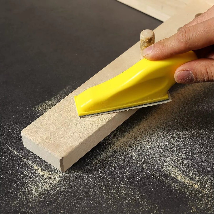 TQLQ Micro Detail Sander Papier Kit für Nass- und Trockenschleifen mit Schleifblock für Metall und Holzbearbeitung, 51-teiliges Set - Bild 4