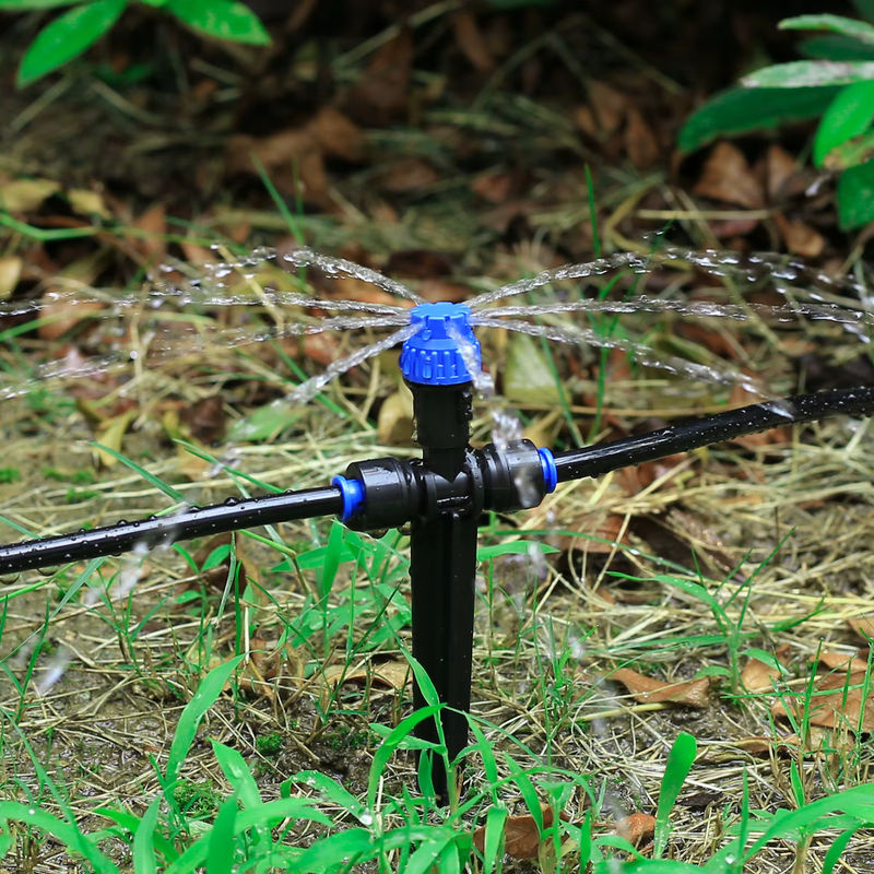 10er Set TOHONGADON 8-Loch Mikrospray-Tröpfchen-Emitter mit 180 Grad drehbarer verstellbarer Halterung für die Gartenbewässerung - Bild 6
