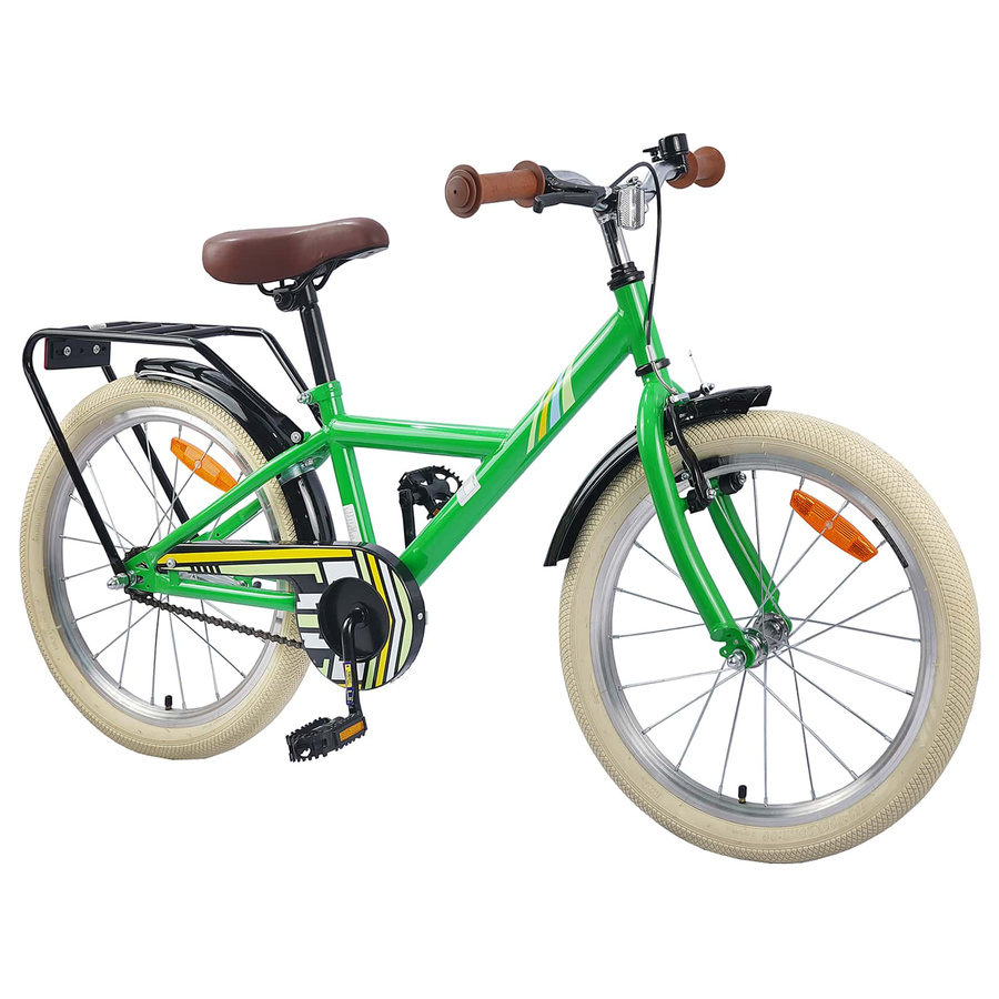 VD Home Furnishing Kinderfahrrad 18 Zoll Grün für Alter 5-7 - Bild 2