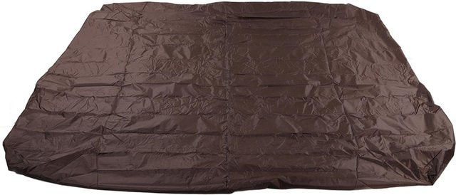 KaiSai Outdoor-Badewannen-Abdeckung aus wasserdichtem Polyester-Taft in Kaffeebraun für quadratische Spa-Badewannen - Bild 1
