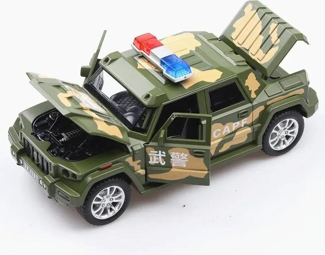 Linyi toy car Gepanzertes Offroad-Modell Miniaturauto, 1:32, mit Licht und Ton, ab 14 Jahren - Bild 1