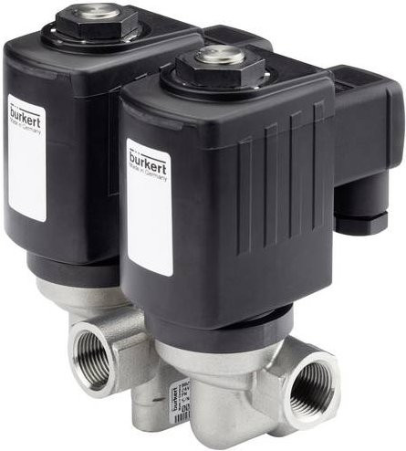 Bürkert Magnetventil 326294 6240 in Schwarz mit 24V Spannung - Bild 1
