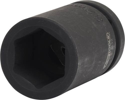 KS Tools Kraft-Steckschlüsseleinsatz 32mm aus Chrom-Molybdän in Schwarz - Bild 1