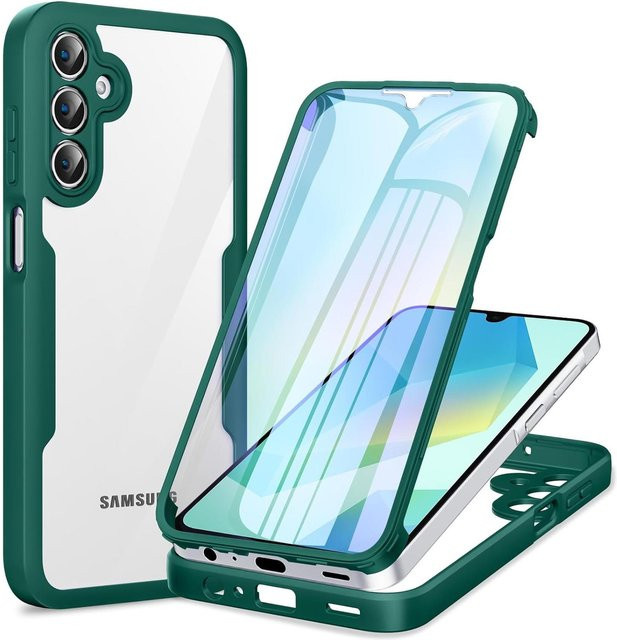 Ganzkörper-Schutzhülle für Samsung Galaxy A57 A37 A17 5G A56 A36 A26 A16 5G A55 A35 A25 A15 in Grün - Bild 1