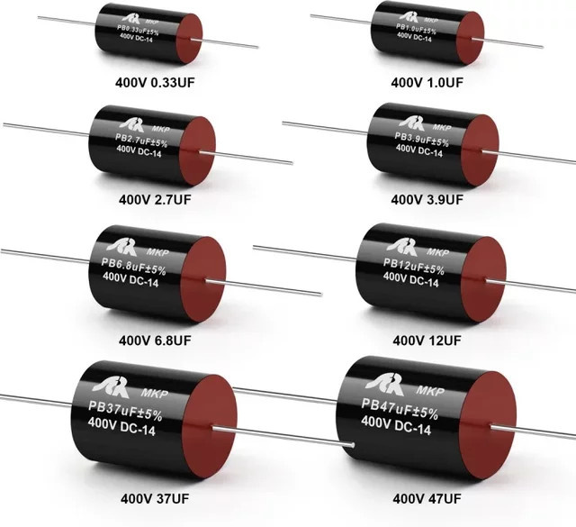 AEAK Elektrodenloser Kondensator Kupfer Polypropylen MKP 400V in Rot - Bild 1