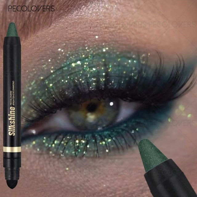 PECOLOVERS Doppelseitiger Lidschattenstift und Augen-Highlighter, Unisex - Bild 1