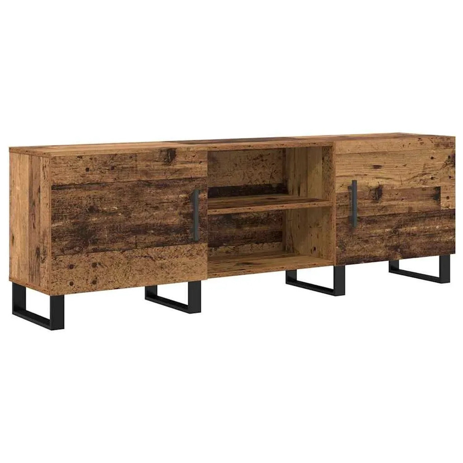 vidaXL TV-Schrank modern aus Holzwerkstoff in Braun B: 150 cm, T: 30 cm, H: 50 cm - Bild 2