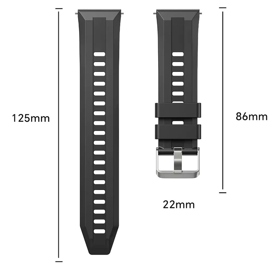 Xiaomi Uhrenarmband Silikon, Schwarz, Unisex - Bild 2