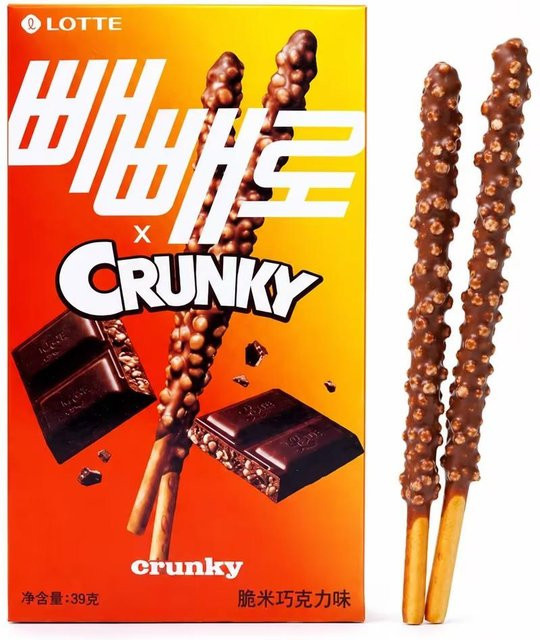Lotte Pepero Knusprige Reischokolade Keksstäbchen 39 g - Bild 1