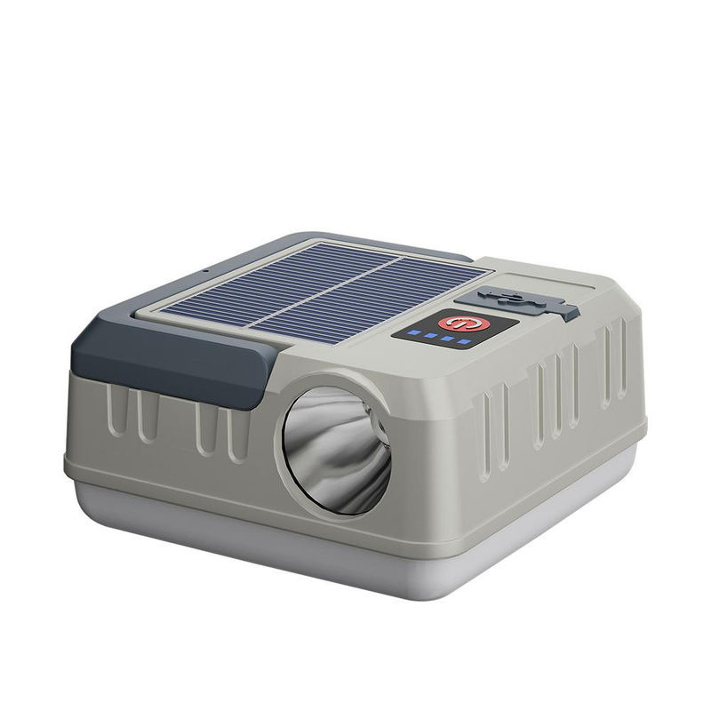 TOMTOP JMS Multifunktionale Solar Camping Laterne mit LED und Wasserdichtigkeit in Weiß - Bild 9