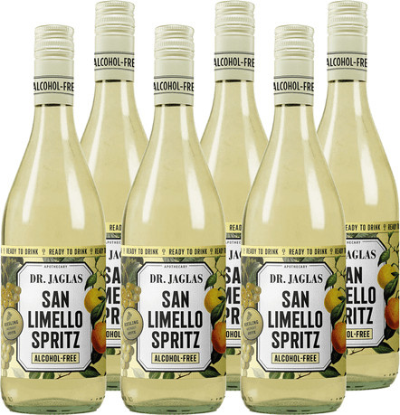 Dr. Jaglas San Limello Spritz, alkoholfreie Spirituose, 6 x 0,75 l - Bild 1
