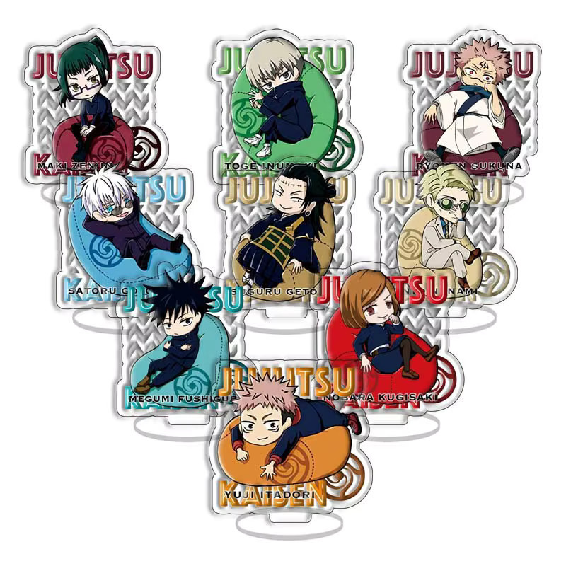 Bandai Jujutsu Kaisen Acryl-Ständer-Set, 9-teiliges Set - Bild 2