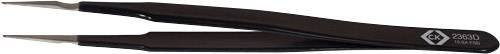 C.K T2363D ESD Pinzette 13 SA-ESD aus Edelstahl in Schwarz, Länge: 120 mm - Bild 1