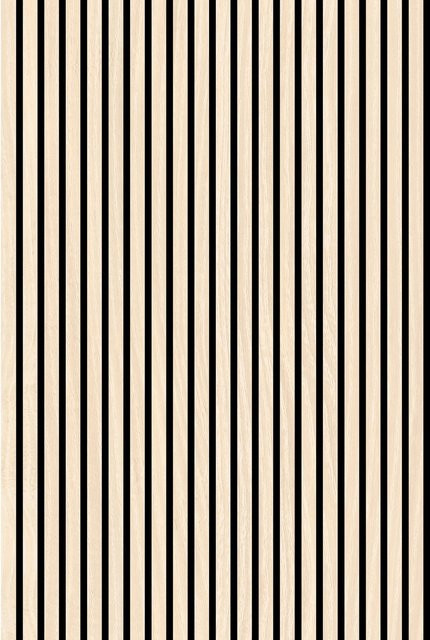 Jangal Wandpaneel Solid Nature Oak MDF Furnier in Braun und Beige, B: 120,6 cm, H: 80 cm, T: 2,2 cm - Bild 1