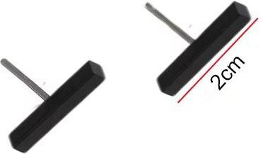 YULIN Ohrstecker, Stabform, Gold, Zinklegierung, Damen - Bild 1