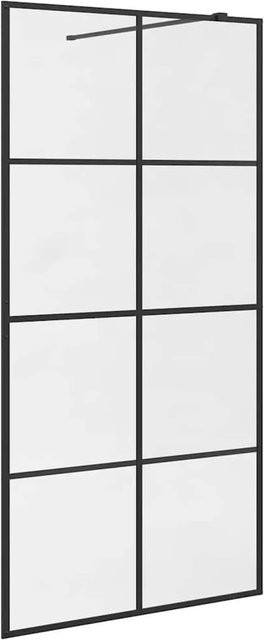 vidaXL Duschwand für begehbare Duschen aus klarem ESG-Glas, B/H: 100 x 195 cm - Bild 1