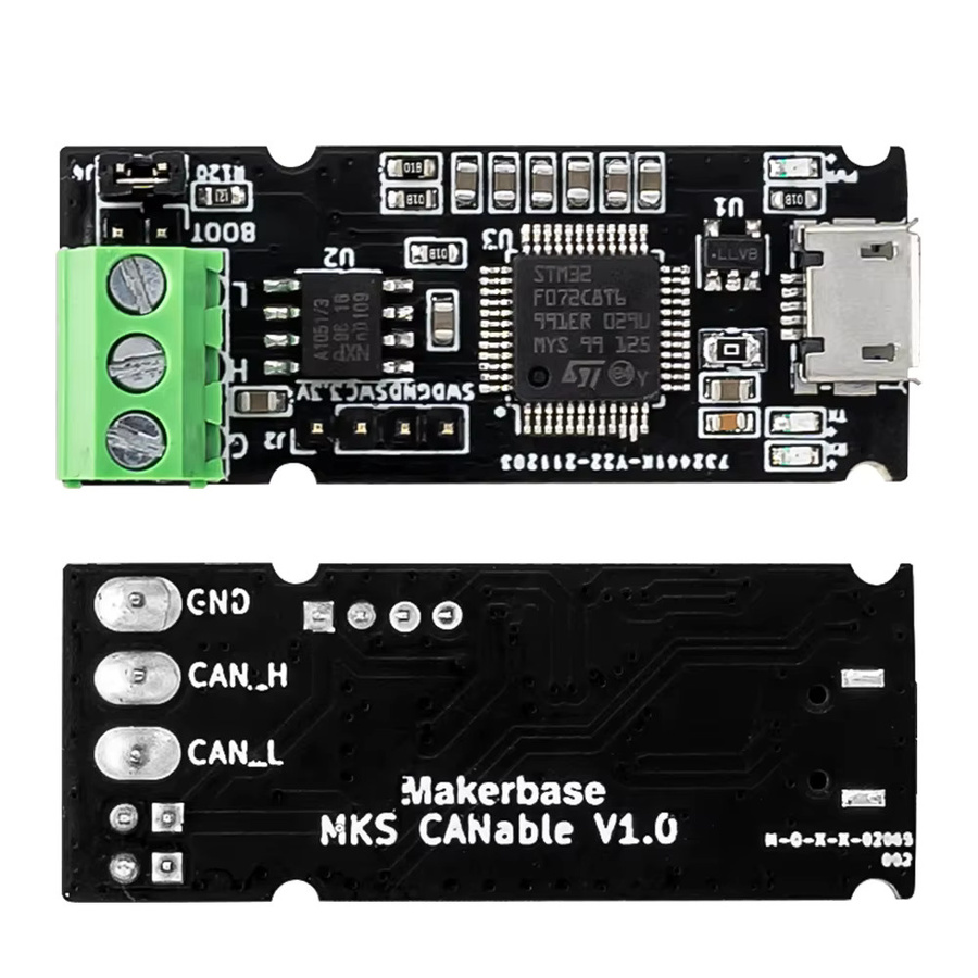 Makerbase CANable USB zu CAN Canbus Debugger Analysator Adapter mit USB-C Anschluss in Schwarz - Bild 4