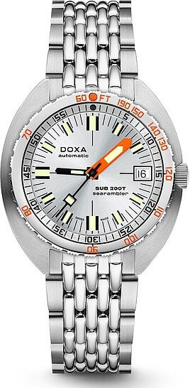 Doxa Armbanduhr Automatik, Edelstahl, 39 mm, Silber, Unisex - Bild 1
