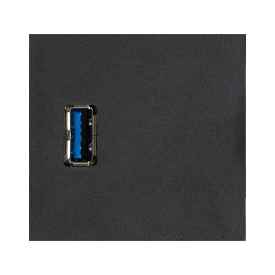 EVOline Wechselmodul 1x USB 3.0 Typ A aus Kunststoff in Schwarz - Bild 2
