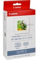 Canon KC-18IS Farbbandkassetten- und Papier-Kit für SELPHY CP820, CP900, CP910 mit 18 Bogen Fotopapier und Mehrfarb-Druckpatrone - Bild 1