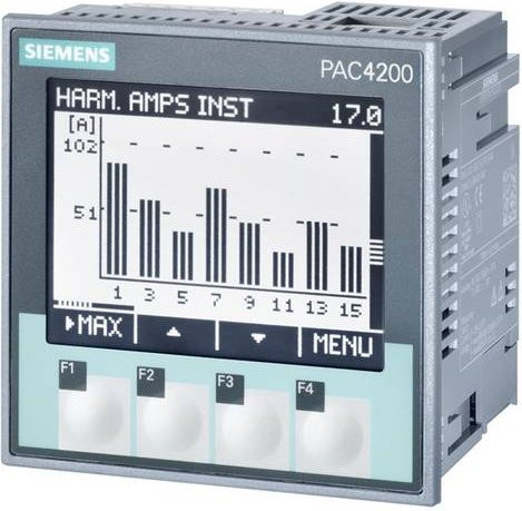 Siemens Hutschienenmessgerät 7KM4212-0BA00-2AA0 in Grau - Bild 1
