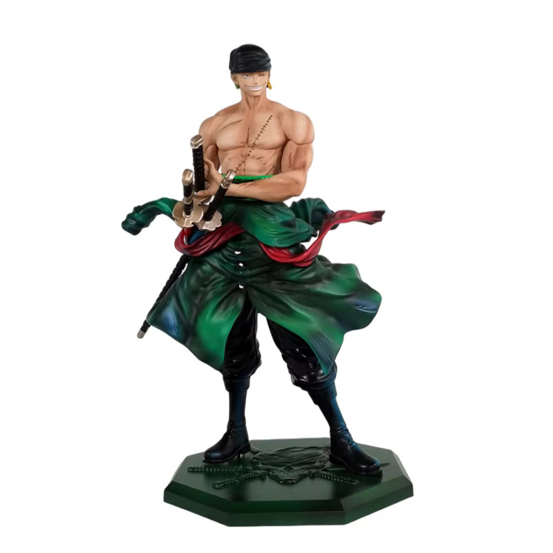 Bandai One Piece Jinshan Zoro Actionfigur, 26cm, mit Sockel - Bild 7