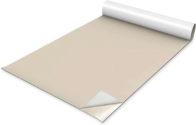 Tulup Möbelfolie Heller Stein in Beige, selbstklebend und matt, B: 50 cm, L: 100 cm - Bild 1