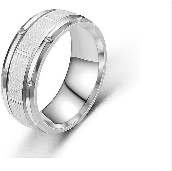 the BAY Herrenring Titanstahl, Silber, Size 11 - Bild 1