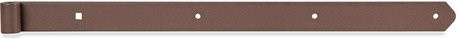 GAH Alberts Duravis Ladenband gerade Rostbraun Duplexbeschichtet Ø 13 mm, Breite: 40 mm, Länge: 600 mm - Bild 1