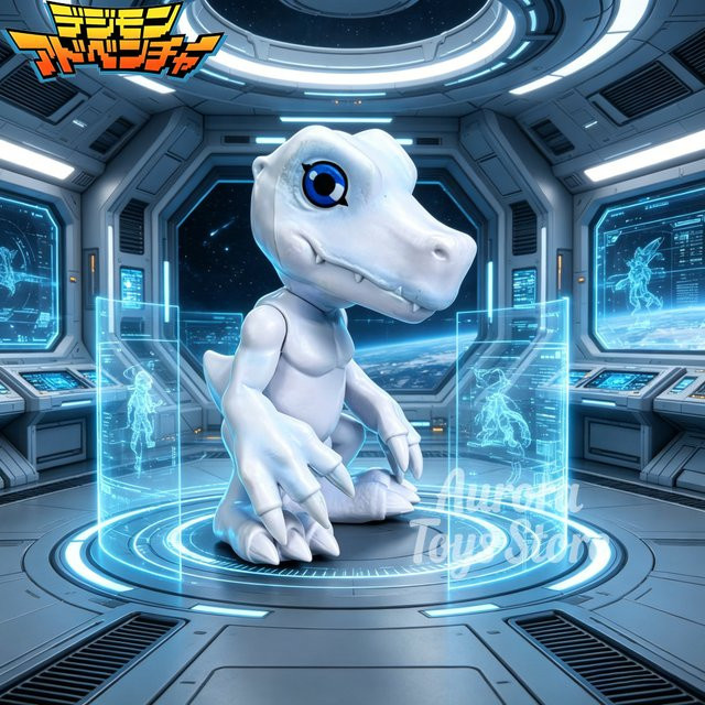 Bandai Agumon Anime Digimon Adventure Actionfigur aus PVC als Desktop-Ornament für Sammler, Höhe: 9 cm - Bild 1