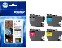 Brother Original Tintenpatronen LC-422VAL Multipack CMYK Schwarz, Cyan, Magenta, Gelb für MFC-J5340DW, MFC-J5740DW, MFC-J6540DW, MFC-J6940DW - Bild 2