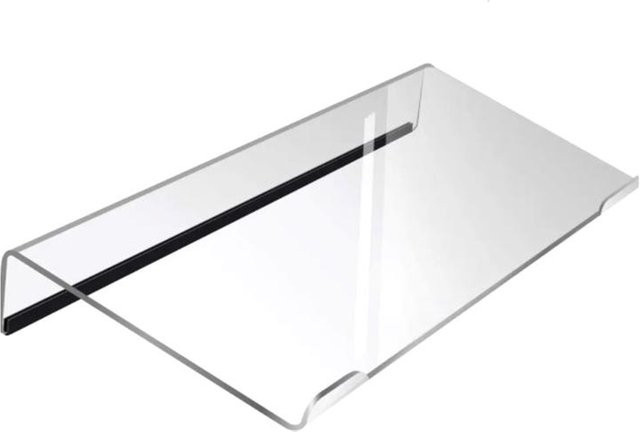 Transparentes Acryl Computer Tastaturständer zur Erhöhung für 78-Tasten Tastaturen mit rutschfester Ablage - Bild 1