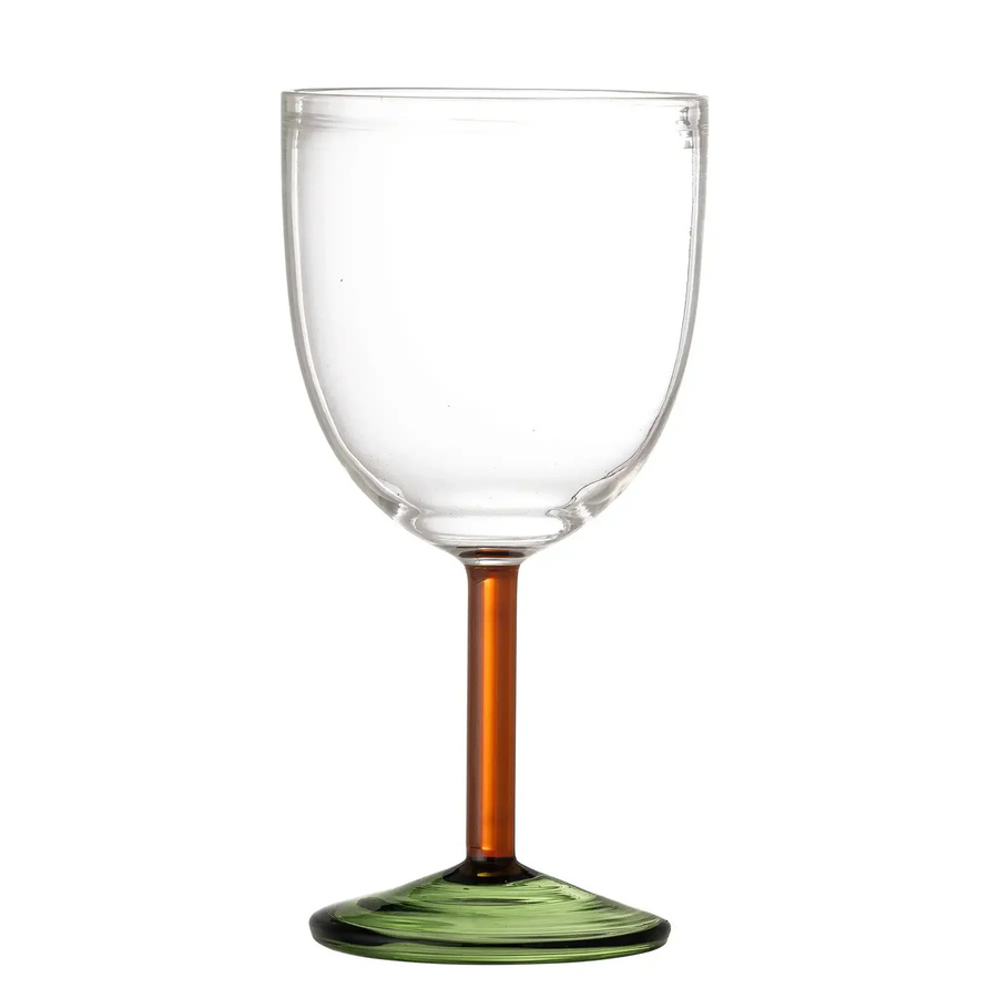 Bloomingville Weinglas Martine aus Glas in Grün - Bild 1
