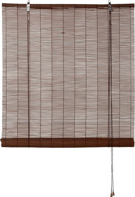OBI Bambus-Raffrollo Teak in Braun, Breite: 80 cm, Höhe: 160 cm - Bild 1