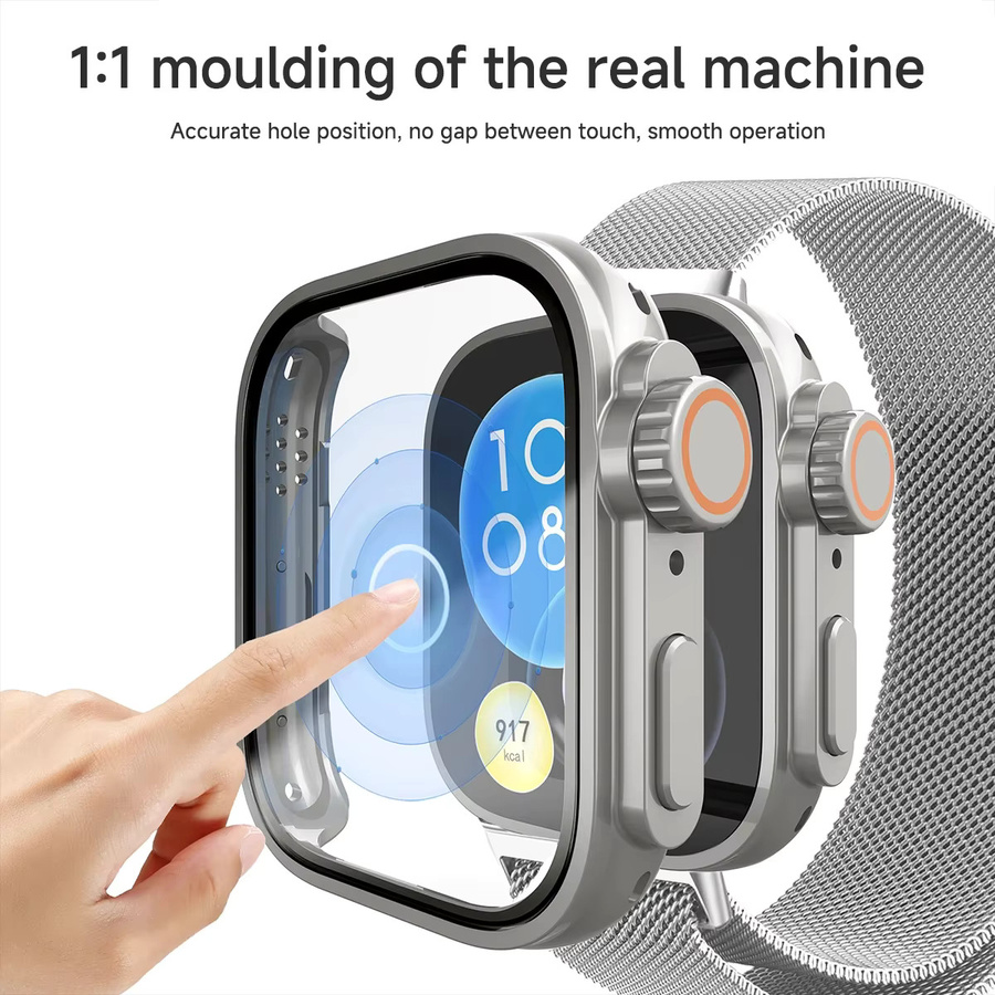 FancyWrist Uhrenarmband Edelstahl, Silber, Unisex, für Huawei Watch Fit 3 4 4Pro - Bild 3