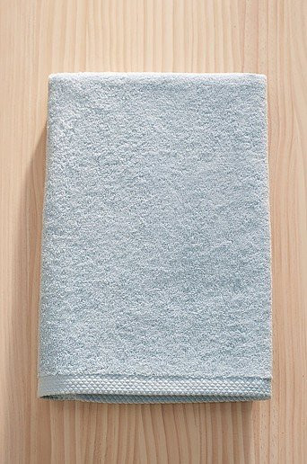 Jotex DARCY Badetuch Blau aus Baumwoll-Terry, B/H: 70 x 140 cm - Bild 1