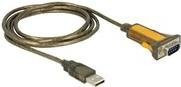 Delock USB 2.0 auf RS-232 Serieller Adapter Schwarz Gelb 1,5 m - Bild 1