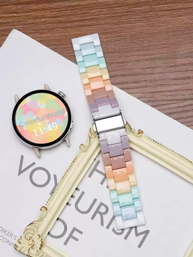 Smartwatch-Armband Harz, Bunt, Verspielt - Bild 2