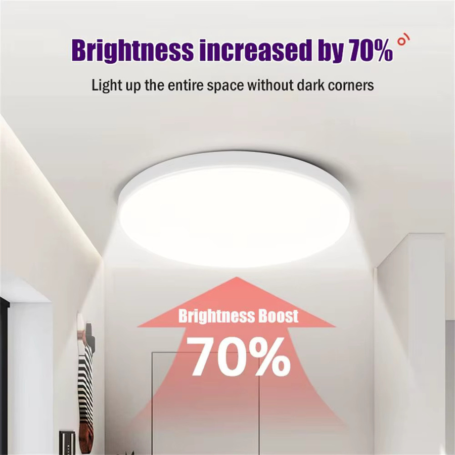 LANGYUE LED Deckenleuchte mit Radar-Bewegungssensor in Weiß für Flur, Treppe und Balkon - Bild 3